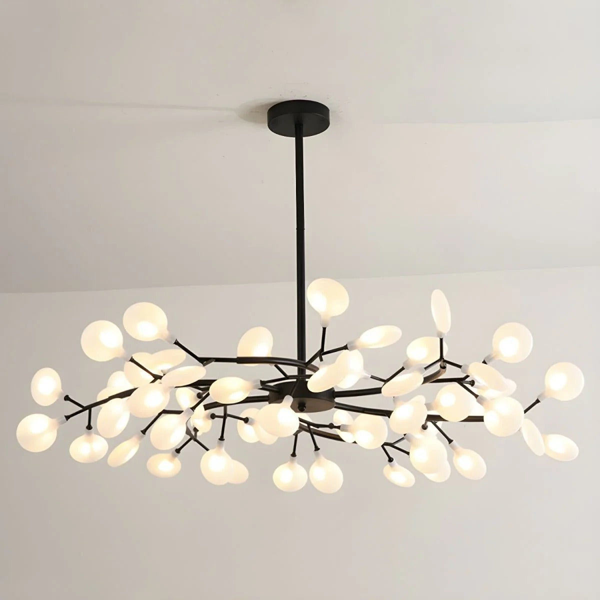 NYXORA - Contemporary Firefly Multi-Branch Chandelier, Gold/Black LUMINORLIGHTING