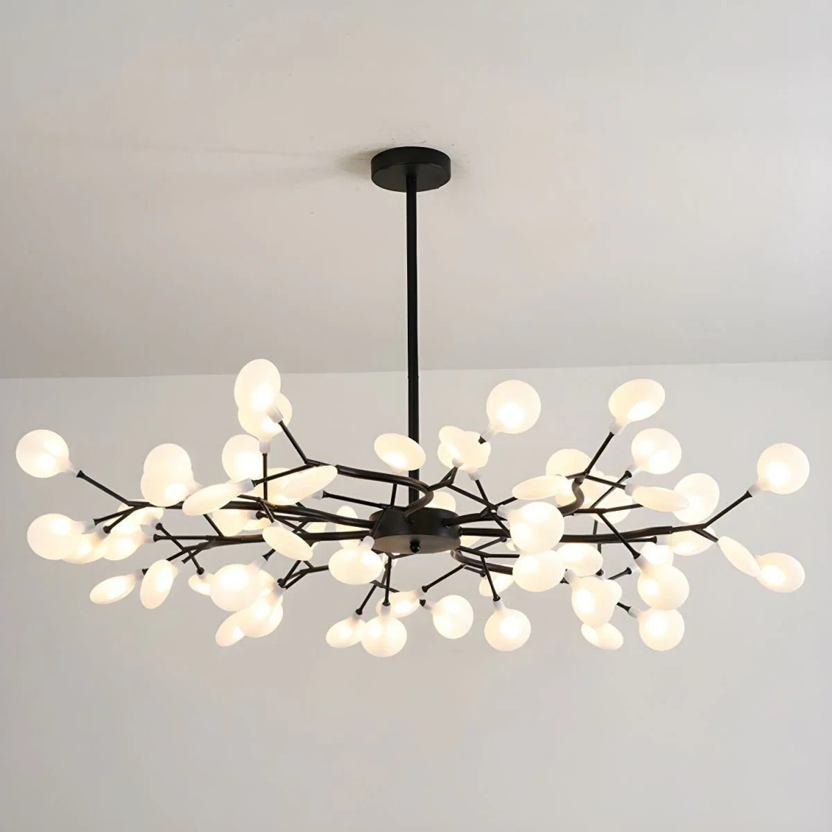 NYXORA - Contemporary Firefly Multi-Branch Chandelier, Gold/Black LUMINORLIGHTING