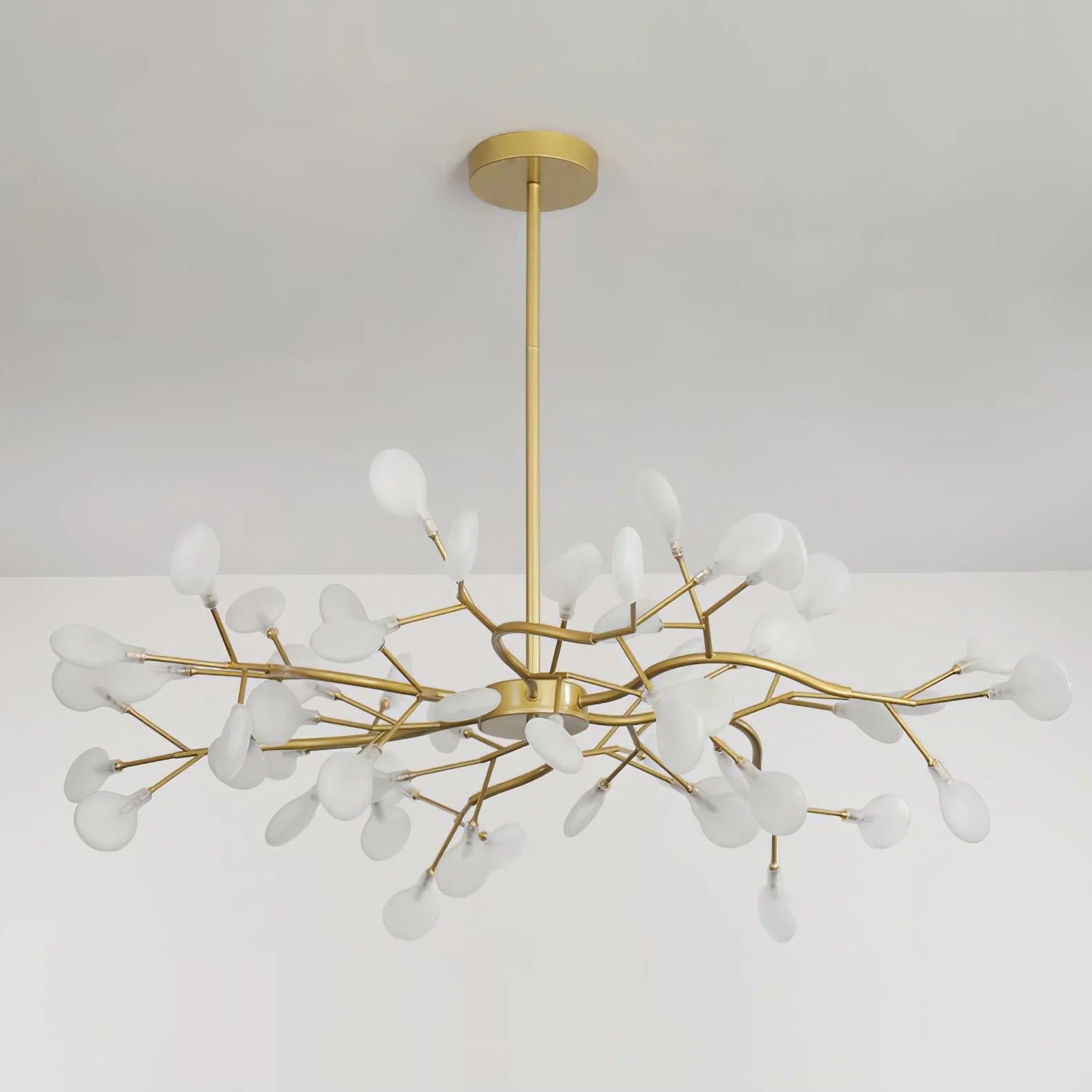 NYXORA - Contemporary Firefly Multi-Branch Chandelier, Gold/Black LUMINORLIGHTING