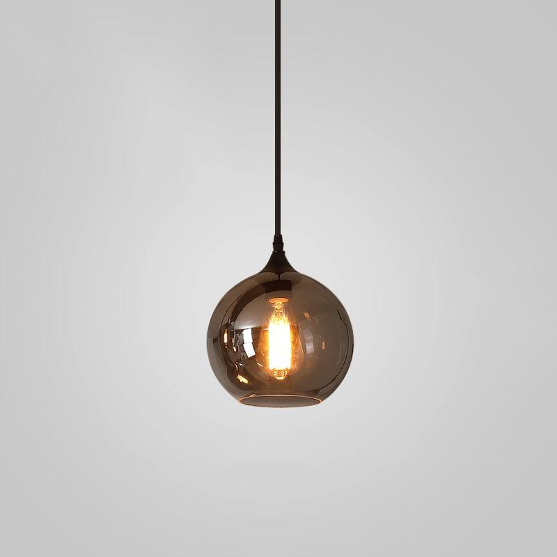 Obscura - Contemporary Style Smoked Glass Pendant Lamp, 5 Style LUMINORLIGHTING