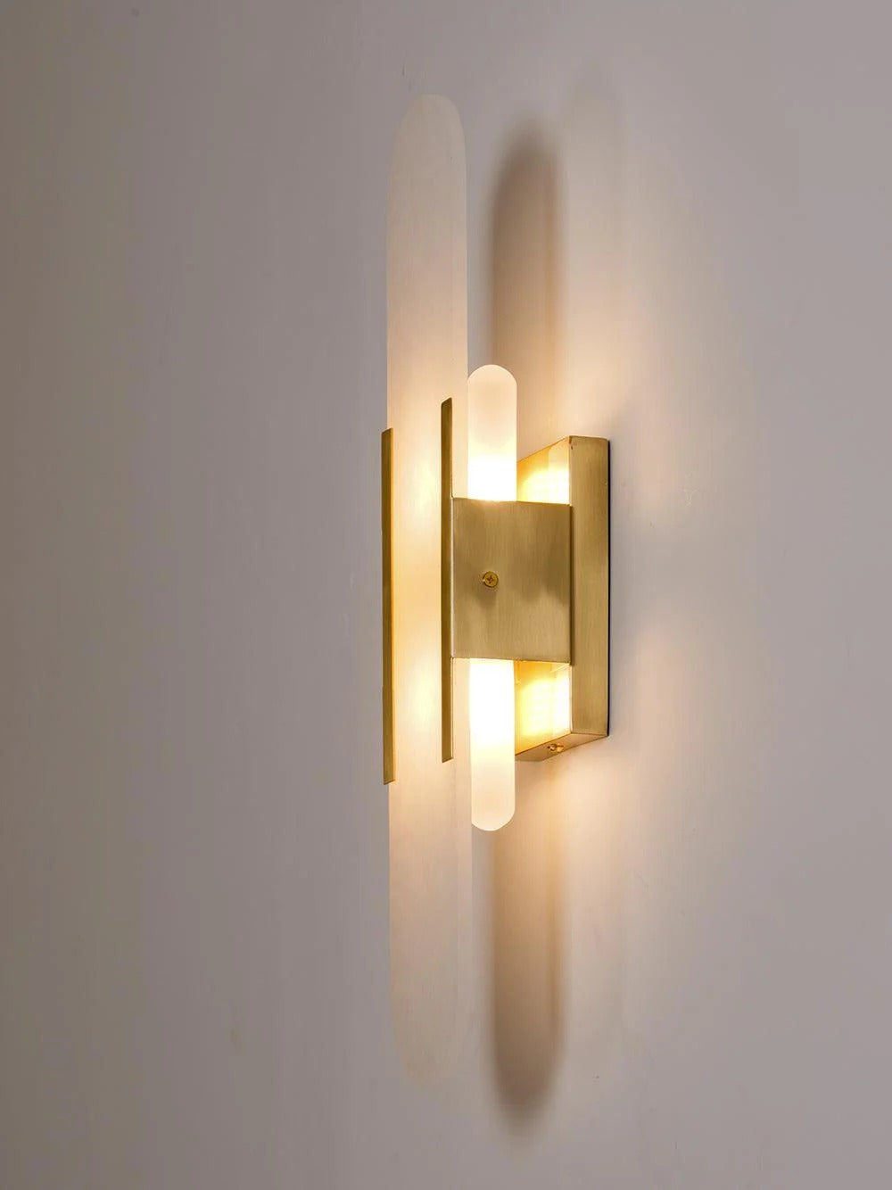 Serica - Elegant Alabaster Indoor Wall Llight, 2 Size LUMINORLIGHTING