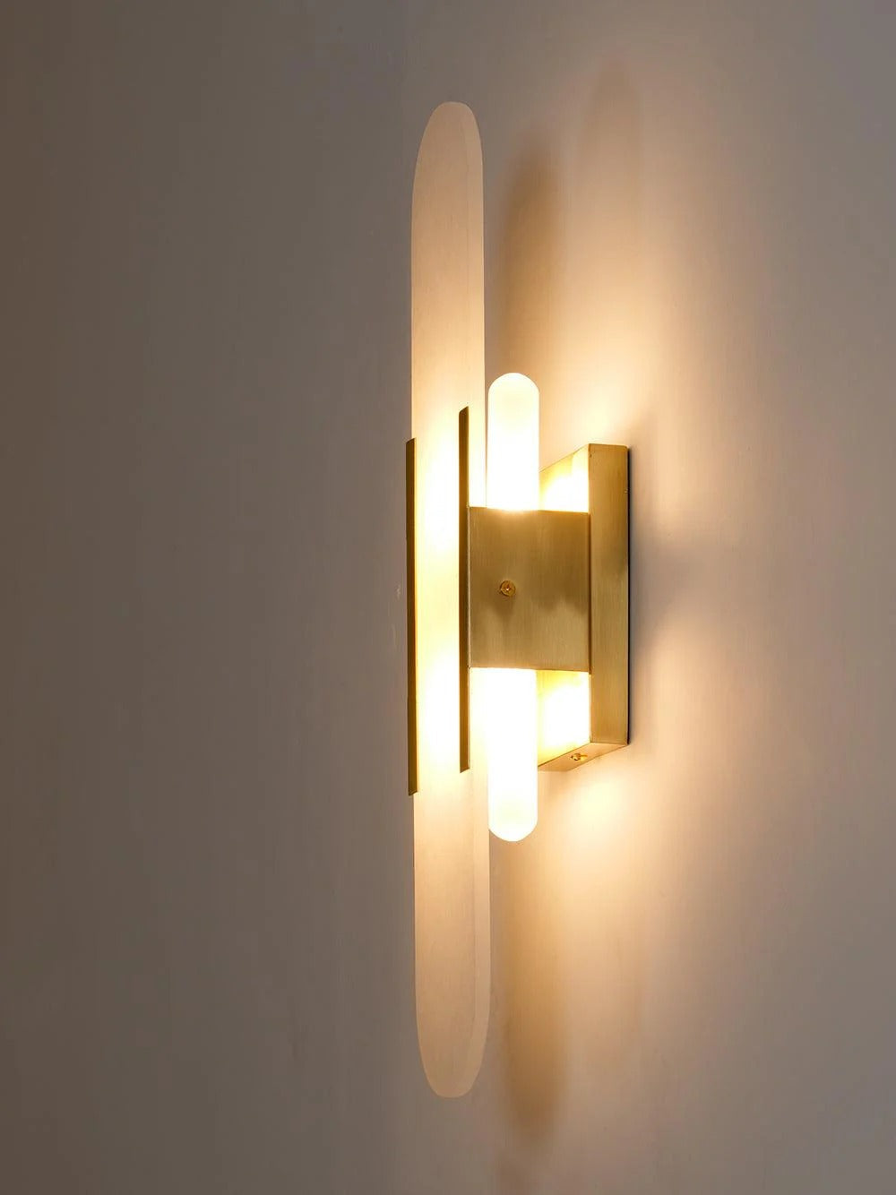 Serica - Elegant Alabaster Indoor Wall Llight, 2 Size LUMINORLIGHTING