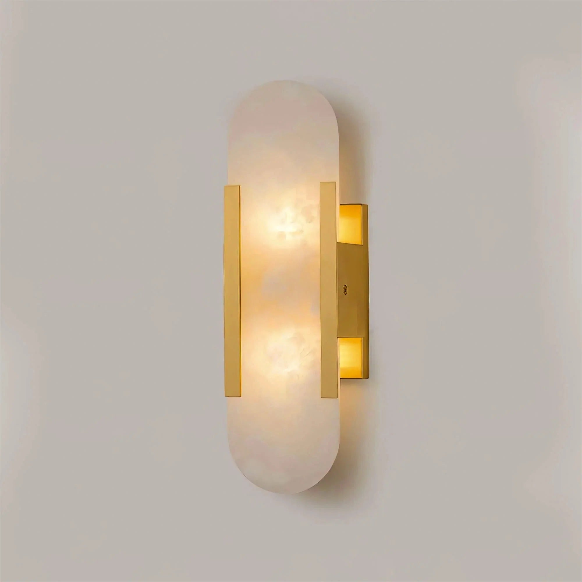 Serica - Elegant Alabaster Indoor Wall Llight, 2 Size LUMINORLIGHTING