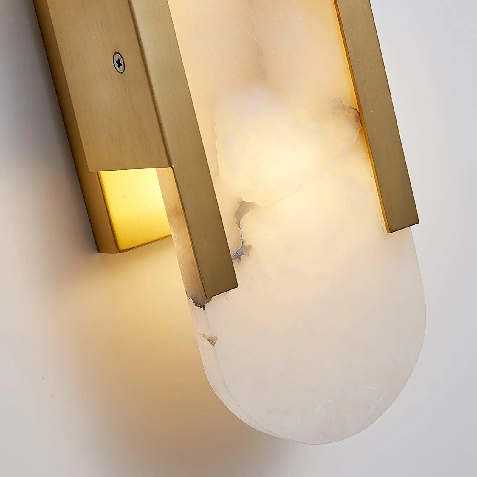 Serica - Elegant Alabaster Indoor Wall Llight, 2 Size LUMINORLIGHTING