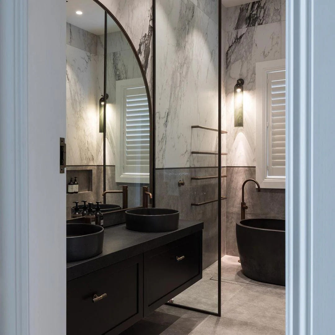 Vetra - Contemporary Cylinder Glass Wall Light LUMINORLIGHTING