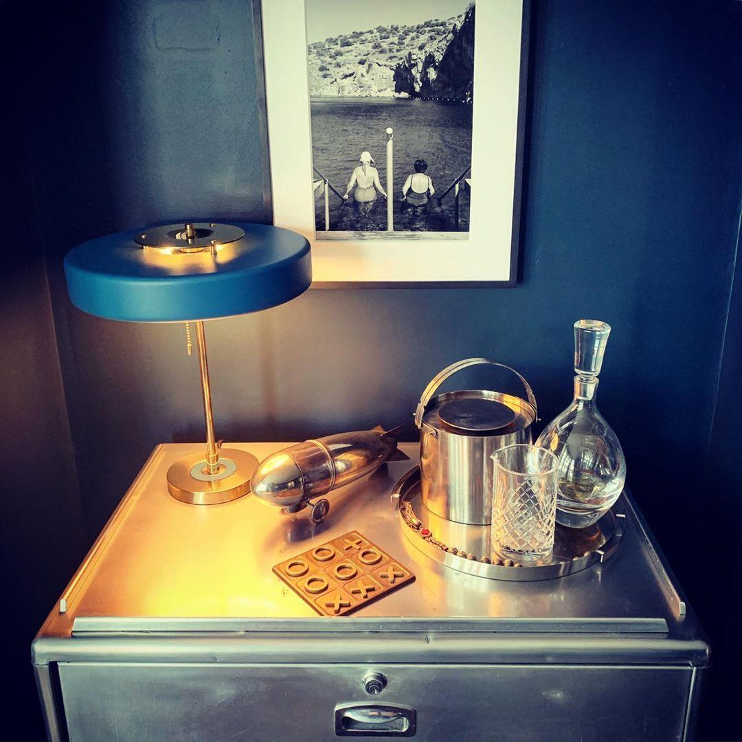 Virelia - Retro Metal Table Lamp, 5 Colour Options LUMINORLIGHTING